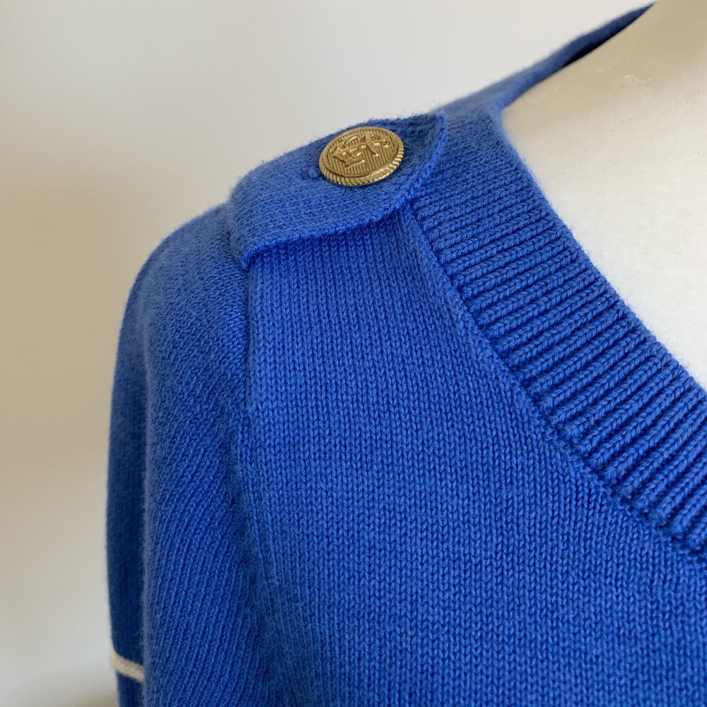 Banana Republic Nautical Sweater, Shoulder Buttons - Picture 3 of 8